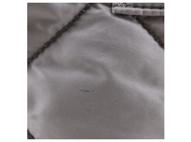 Autre Marque Folli Follie gesteppte Nylon-Tote Tasche grau - Ansicht 7