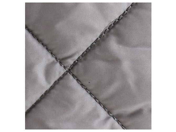Autre Marque Folli Follie gesteppte Nylon-Tote Tasche grau - Ansicht 8