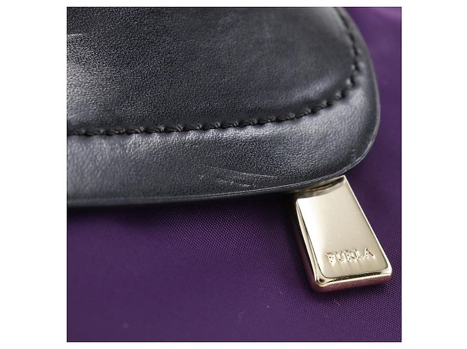 Borsa a spalla 2WAY in nylon Furla viola Porpora - vista 11