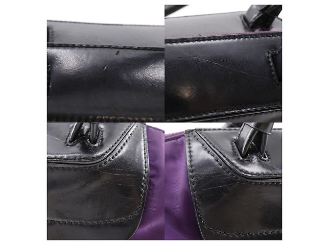 Borsa a spalla 2WAY in nylon Furla viola Porpora - vista 7