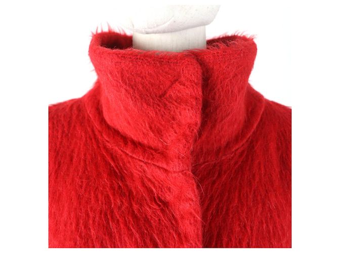 Autre Marque Abrigo rojo de cuello alto para mujer Herno Roja - vista 4