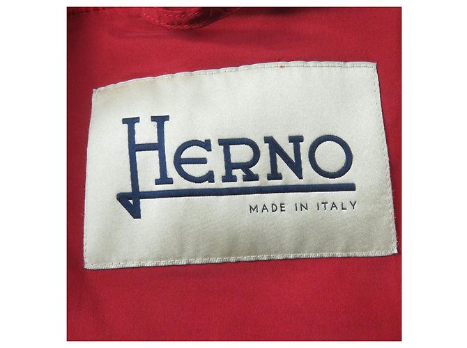 Autre Marque Abrigo rojo de cuello alto para mujer Herno Roja - vista 8