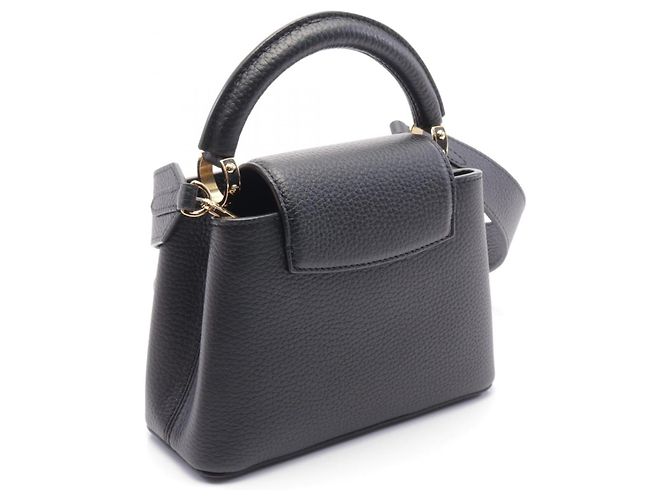Borsa Louis Vuitton Capucines Mini Nera M24729 Nero - vista 2
