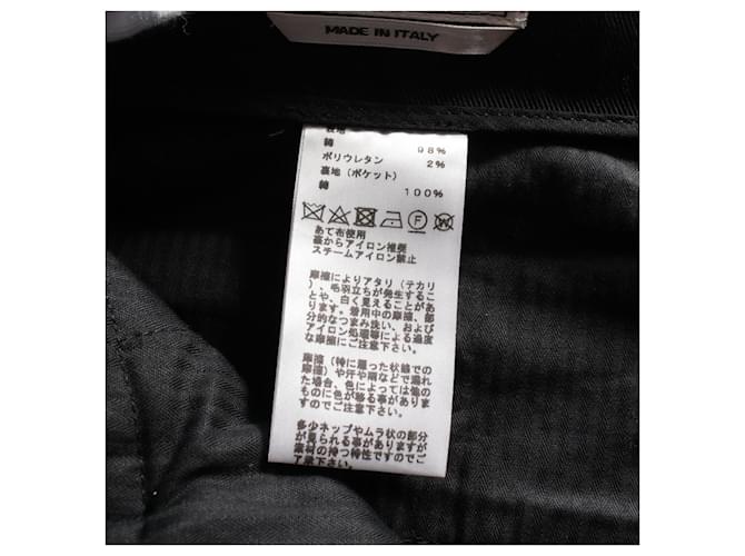 Pantalones de algodón Hermès Negro - vista 4