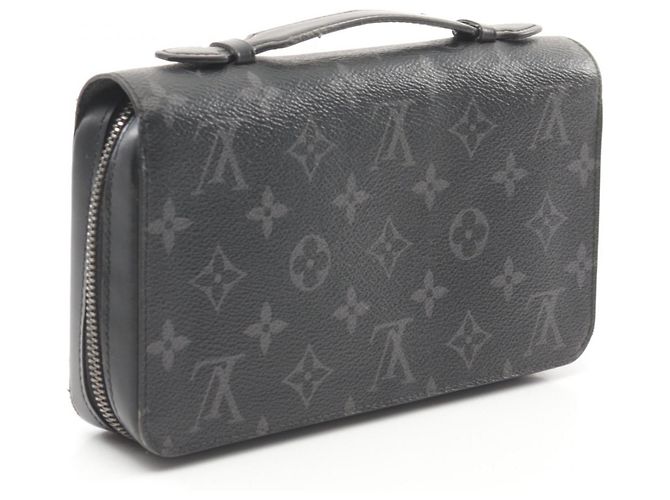 Louis Vuitton Zippy XL Wallet Monogram Eclipse M61698 Black - view 2