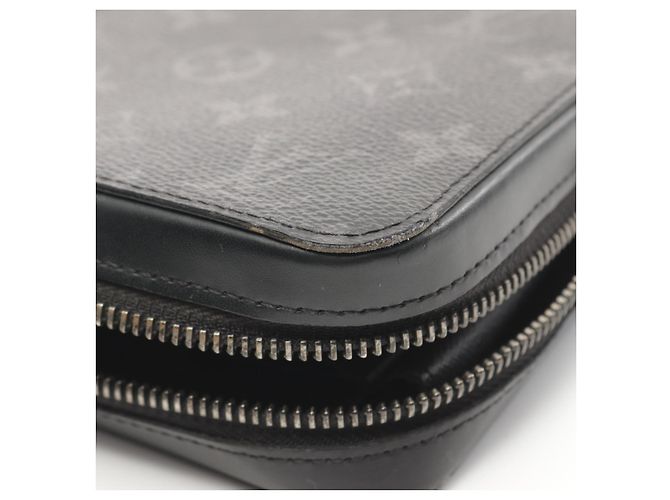 Louis Vuitton Zippy XL Wallet Monogram Eclipse M61698 Black - view 6