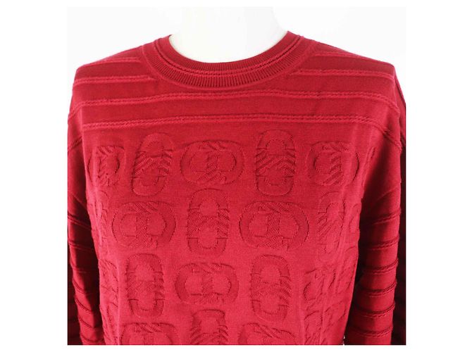 Hermès Chaqueta de punto de seda y algodón Hermes para mujeres Burdeos - vista 2
