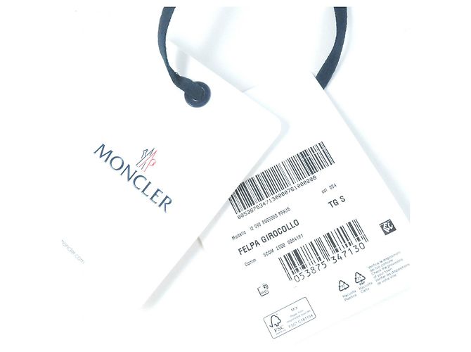 Moncler FELPA Oversized Sweatshirt Elfenbein S Roh - Ansicht 12