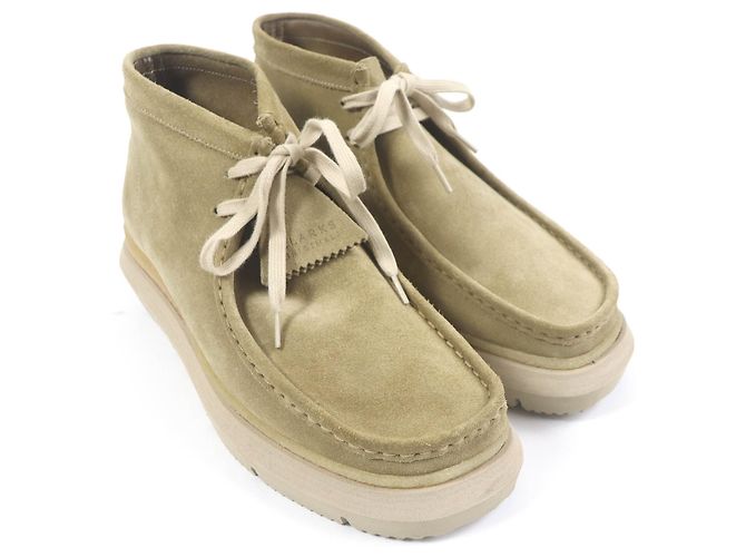 Autre Marque Bottes en suède sacai Clarks Hybrid Wallabee 6.5 Beige - vue 3