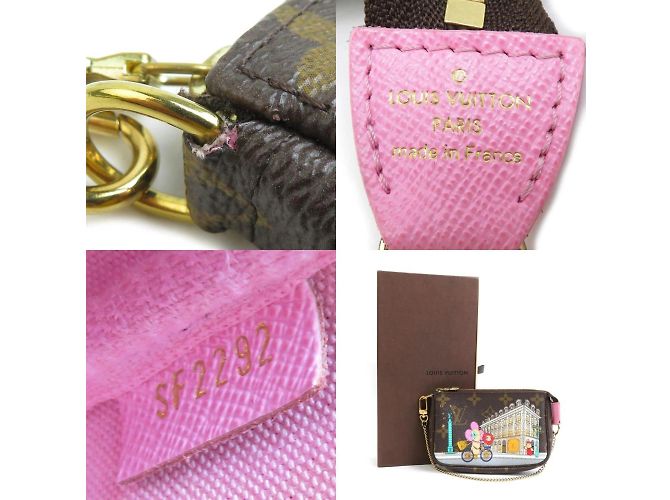 Pochette Accesorios Monograma Vivienne de Louis Vuitton Castaño Multicolor - vista 5