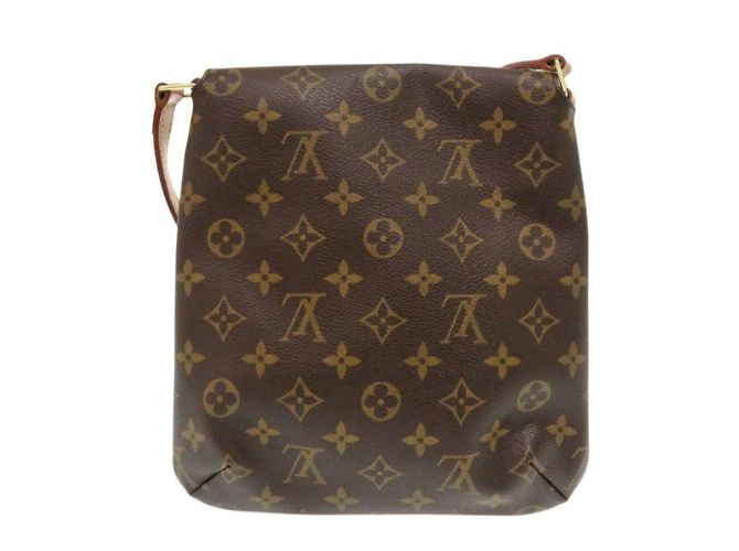 Borsa a Spalla Louis Vuitton Monogram Musette Salsa Marrone - vista 3