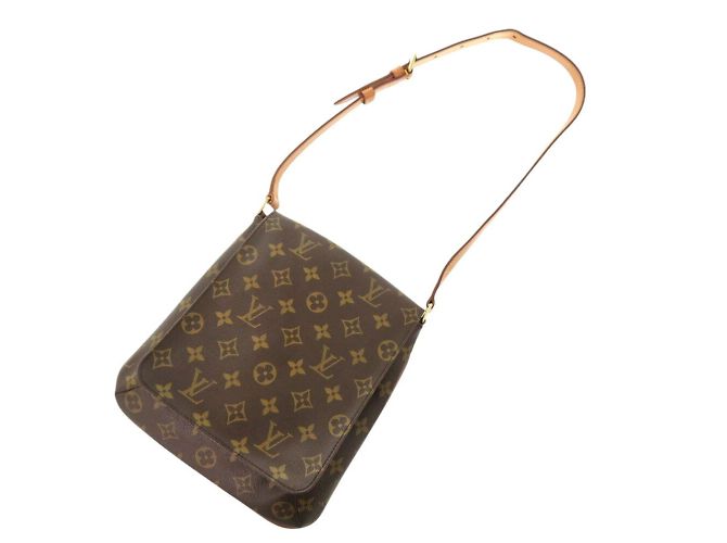 Borsa a Spalla Louis Vuitton Monogram Musette Salsa Marrone - vista 4
