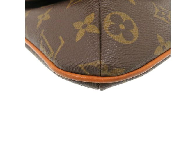 Borsa a Spalla Louis Vuitton Monogram Musette Salsa Marrone - vista 9