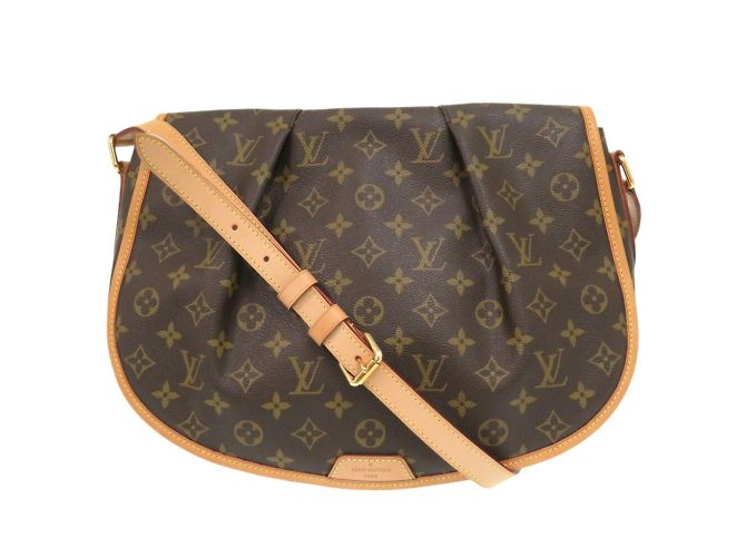 Borsa a Spalla Monogram Menilmontant MM di Louis Vuitton Marrone - vista 2