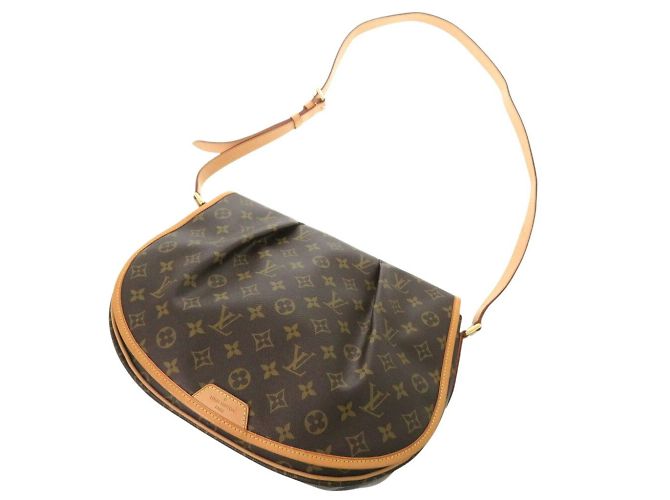 Borsa a Spalla Monogram Menilmontant MM di Louis Vuitton Marrone - vista 7