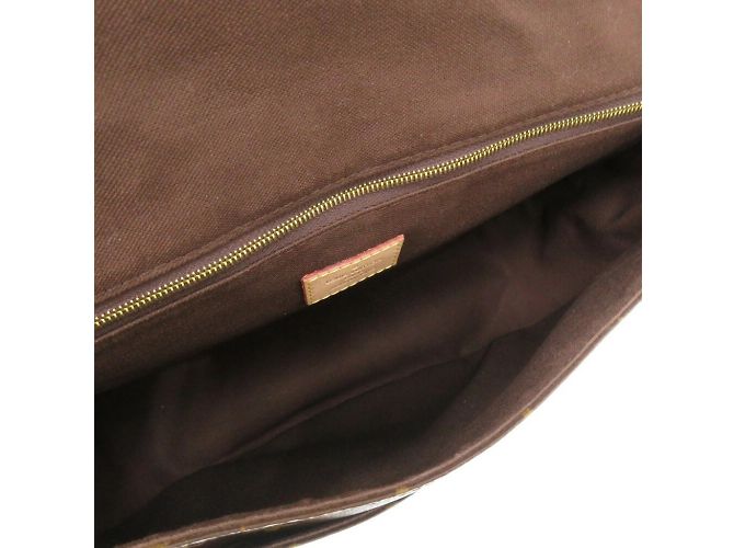 Borsa a Spalla Monogram Menilmontant MM di Louis Vuitton Marrone - vista 8
