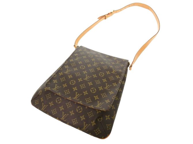 Borsa a Spalla Louis Vuitton Musette M51256 Monogramma Marrone - vista 6