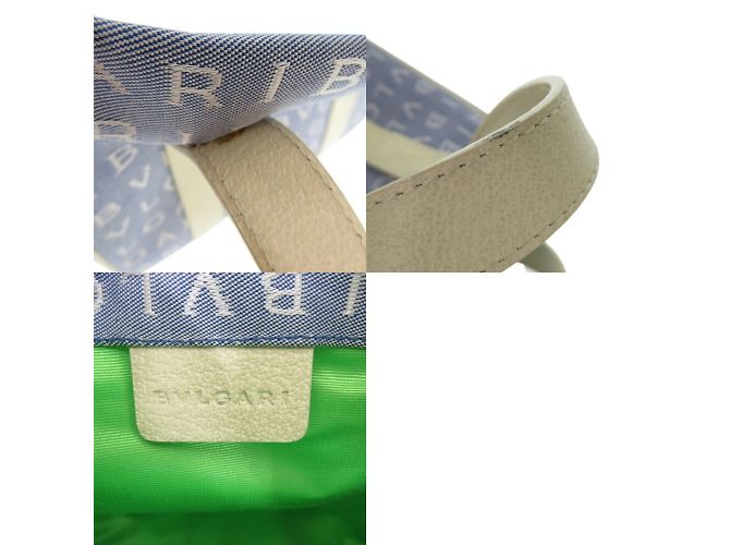 Bulgari Borsa Tote Bvlgari Mania Blu Crudo - vista 9