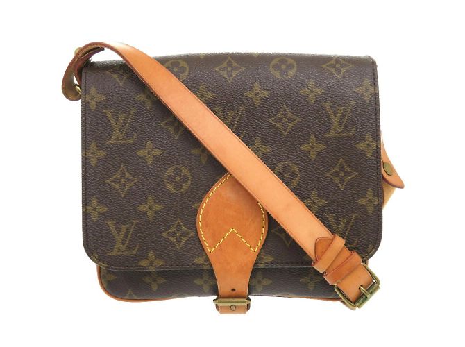 Borsa a Spalla Monogram Cartesier 22 di Louis Vuitton Marrone Monogramma - vista 2