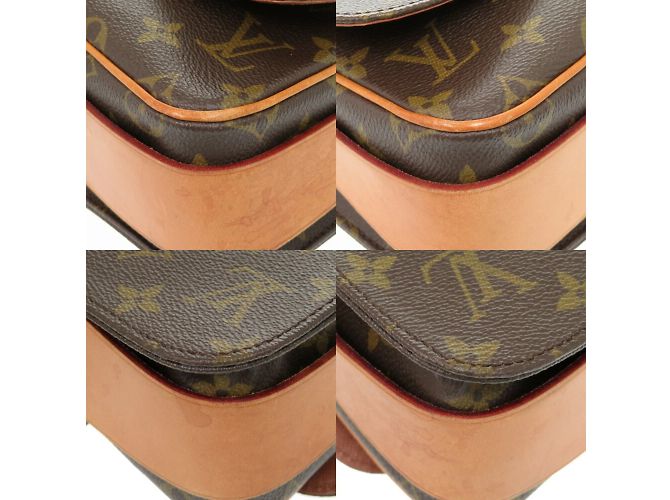 Borsa a Spalla Monogram Cartesier 22 di Louis Vuitton Marrone Monogramma - vista 5
