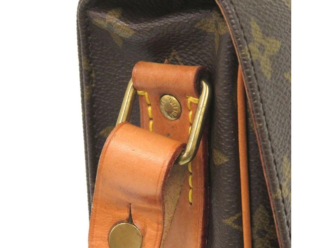 Borsa a Spalla Monogram Cartesier 22 di Louis Vuitton Marrone Monogramma - vista 7