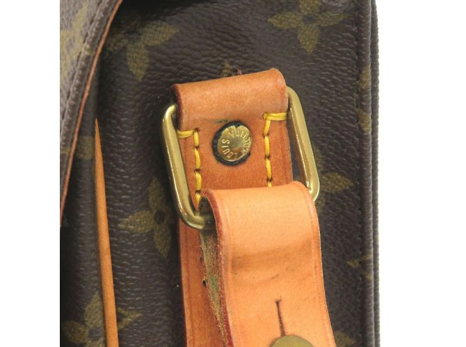 Borsa a Spalla Monogram Cartesier 22 di Louis Vuitton Marrone Monogramma - vista 8