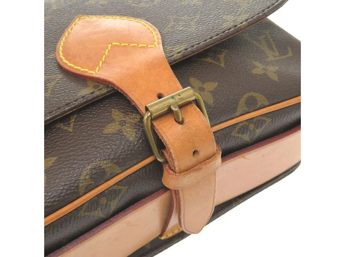 Borsa a Spalla Monogram Cartesier 22 di Louis Vuitton Marrone Monogramma - vista 9