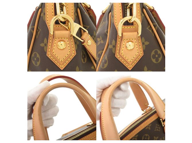 Louis Vuitton Retiro PM Monogram Handtasche Braun - Ansicht 10