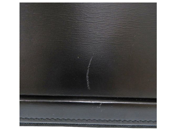 Borsa Loewe Anagram in suede/pelle nera Nero - vista 11