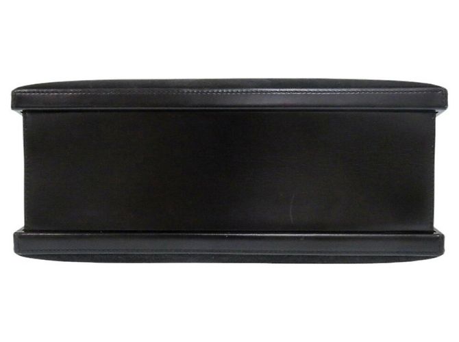 Borsa Loewe Anagram in suede/pelle nera Nero - vista 5