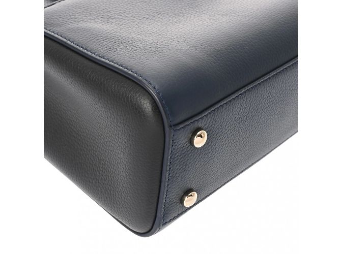 Borsa a mano Chanel Neo Executive Tote Nero Blu navy - vista 10