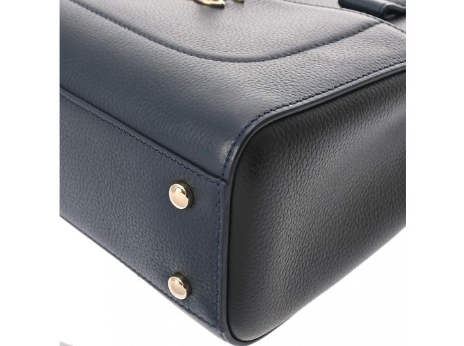 Borsa a mano Chanel Neo Executive Tote Nero Blu navy - vista 9