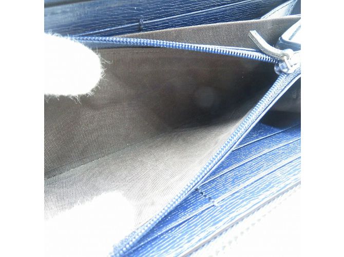 Gucci Heart Leder Langbörse Schwarz Rot Marineblau - Ansicht 5