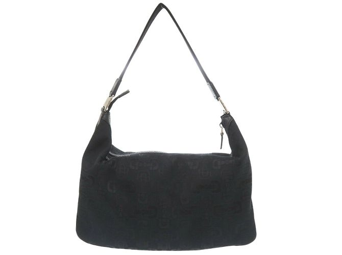 Borsa a Spalla in Tela Horsebit Gucci Nero - vista 3