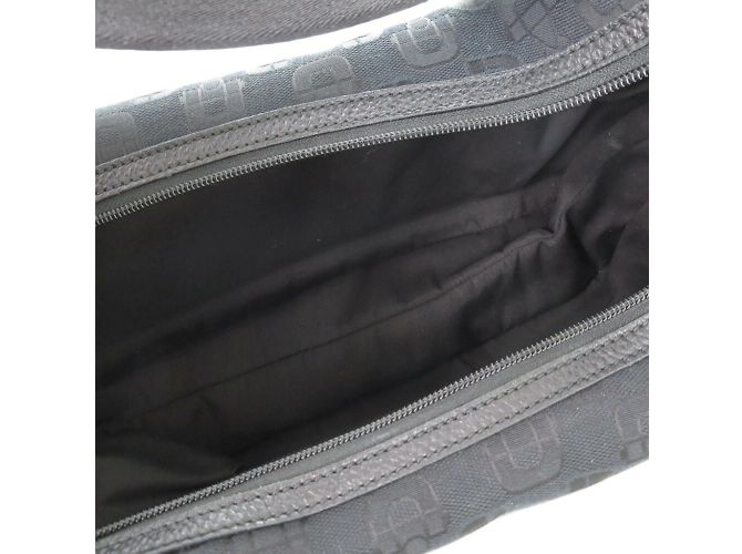Borsa a Spalla in Tela Horsebit Gucci Nero - vista 6