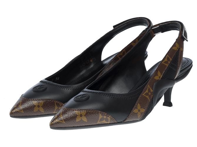 Scarpa in Pelle Marrone LOUIS VUITTON - 102301 - vista 3