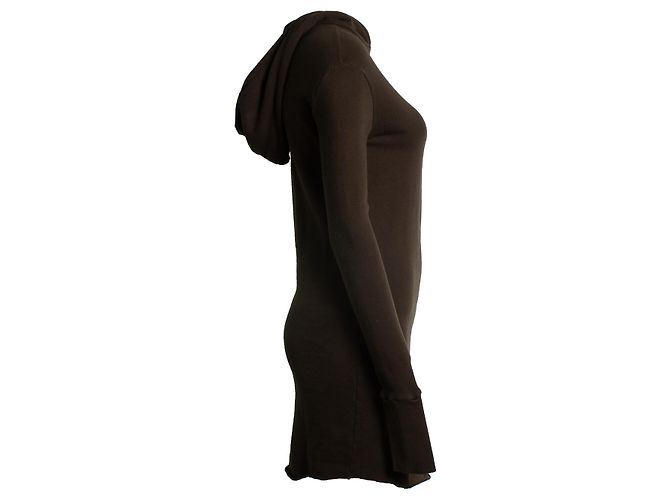 RTA, Vestido con capucha en caqui Castaño Verde - vista 4