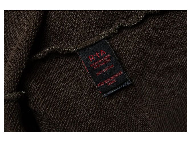 RTA, Vestido con capucha en caqui Castaño Verde - vista 5