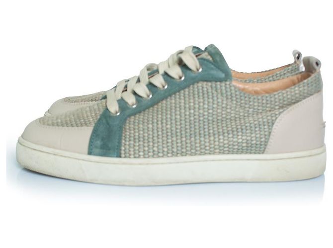 Christian Louboutin, scarpe Rantulow in blu - vista 2