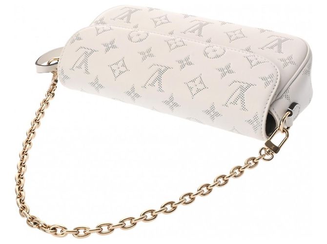 Portafoglio Louis Vuitton Monogram con catena Ivy Bianca Bianco - vista 4