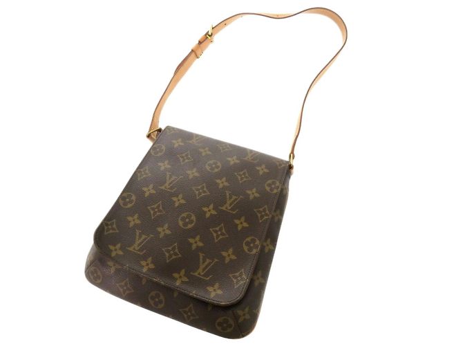 Borsa a Spalla Musette Salsa di Louis Vuitton Marrone - vista 5