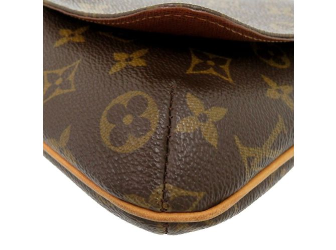 Borsa a Spalla Musette Salsa di Louis Vuitton Marrone - vista 8