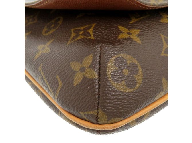 Borsa a Spalla Musette Salsa di Louis Vuitton Marrone - vista 9
