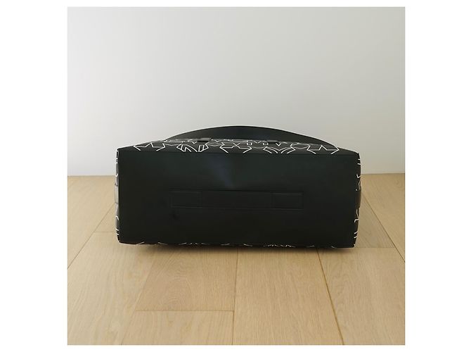 Givenchy Weekender Tasche Sternenprint schwarz weiß Leder - Ansicht 3