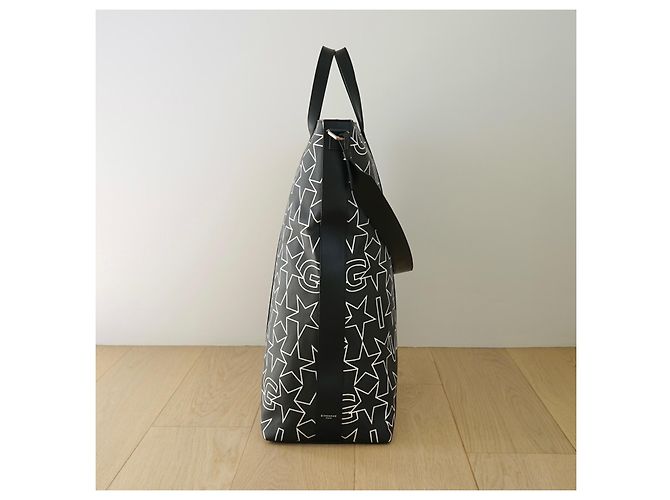 Givenchy Weekender Tasche Sternenprint schwarz weiß Leder - Ansicht 8