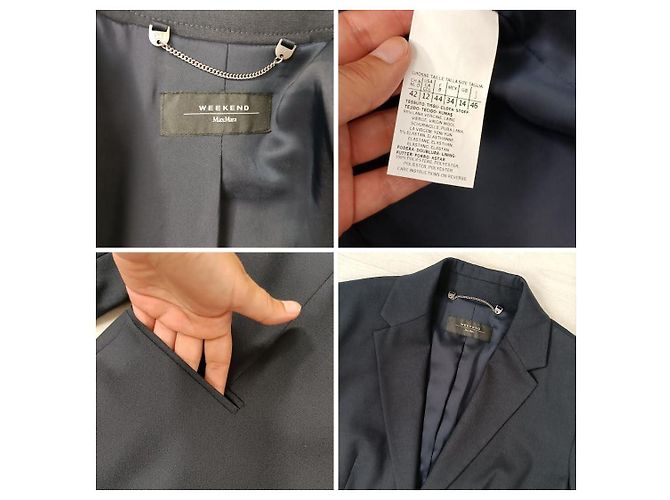 Max Mara tailleur pantalone blu scuro - vista 11