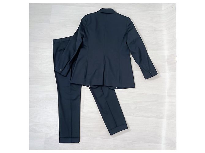 Max Mara tailleur pantalone blu scuro - vista 2