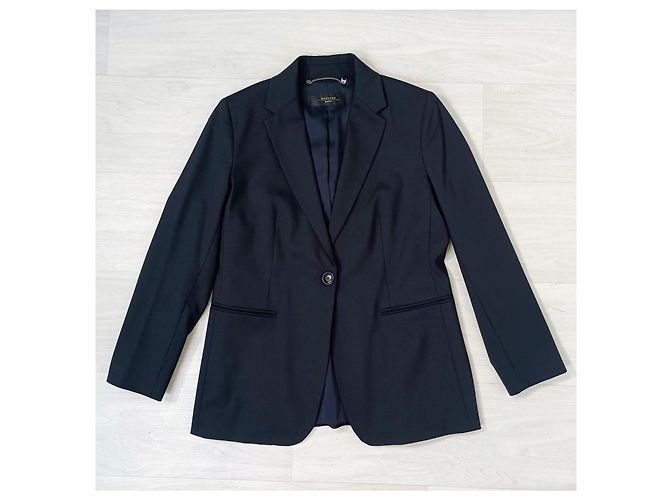 Max Mara tailleur pantalone blu scuro - vista 7