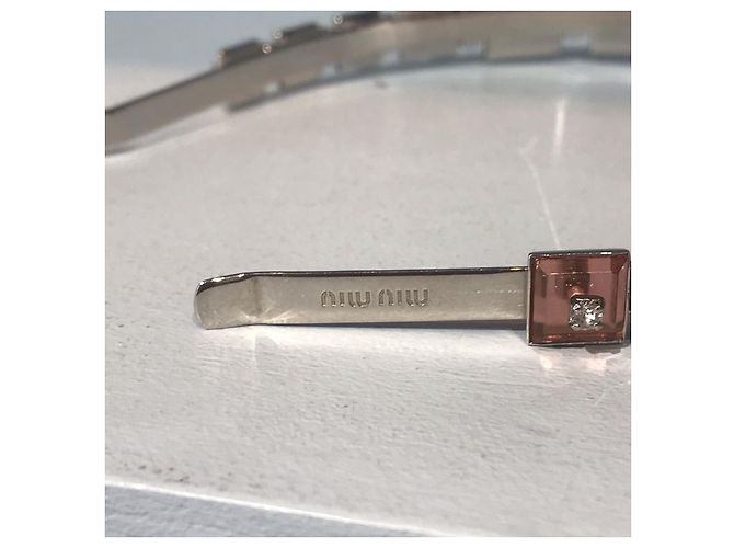 Accessori per capelli MIU MIU T. Metallo Argento - vista 4