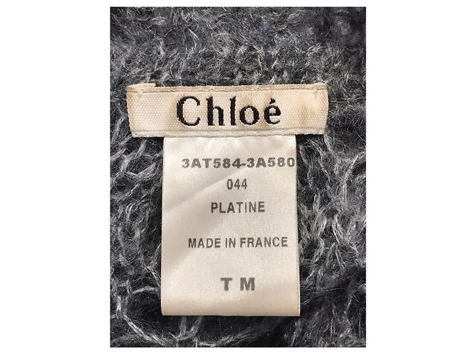 Chloé CHLOE Strickwaren T.International M Wolle Grau - Ansicht 3